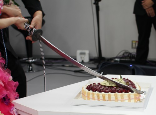 ケーキ入刀