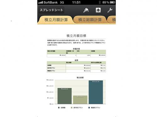 見栄え良い表やグラフをiPhoneだけで作る そしてExcel形式で送る【知っ得・虎の巻】