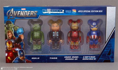 即完必至!『アベンジャーズ』BE@RBRICK付き鑑賞券を限定発売
