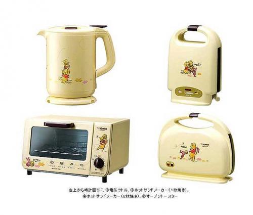 象印マホービン、くまのプーさん柄の調理家電「電気ケトル」など4アイテムを発売【売れ筋チェック】