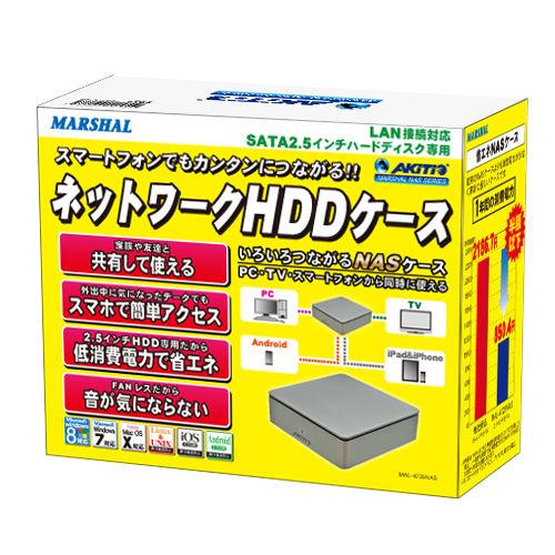 2.5インチHDDでNAS自作! MARSHAL初のNAS対応HDDケース「AKiTiOシリーズ」登場