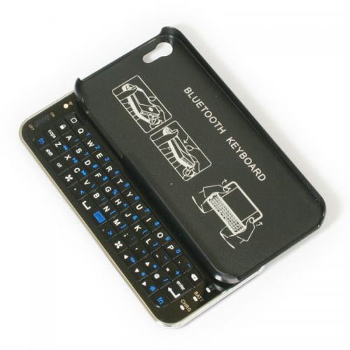 ケース一体型で違和感なし!Bluetooth スライドキーボード for iPhone5【イケショップのレア物】