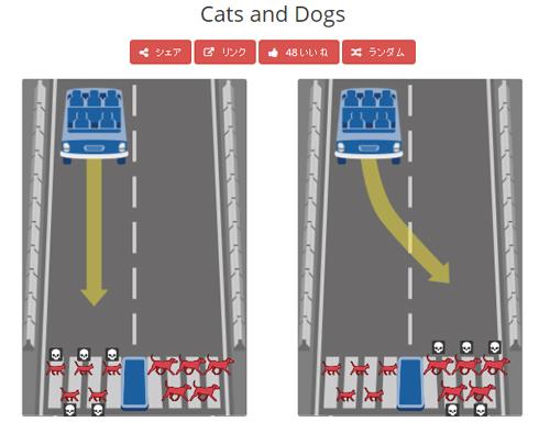 究極の選択！　自動運転車は非常時に犬と猫のどちらを助けどちらを犠牲にするべきか？