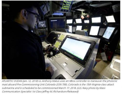 Xboxのコントローラーを搭載した最初の潜水艦　米海軍のコロラド（USS Colorado SSN 788）