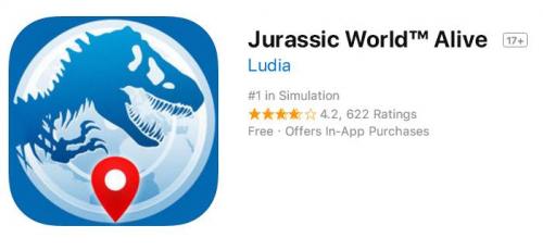 『ジュラシック・ワールド』のARゲーム『Jurassic World Alive』がアメリカで配信開始　日本はまだの様子