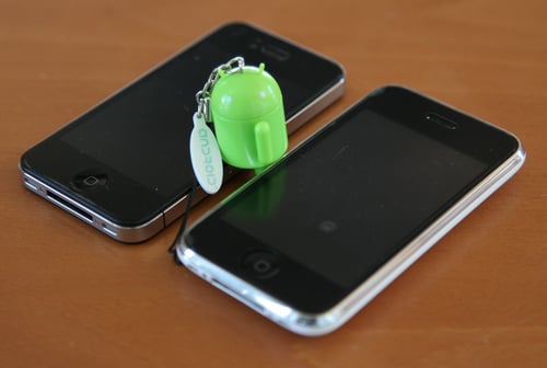 iPhoneとAndroid仲良し