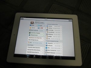 iPad2でCydiaにアクセス