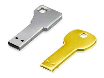 カギ型USBフラッシュメモリー