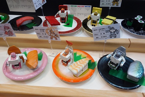 【東京おもちゃショー2013】発売未定だけど欲しいぞ！　お寿司がヒーローに変形する『お寿司戦隊シャリダー』
