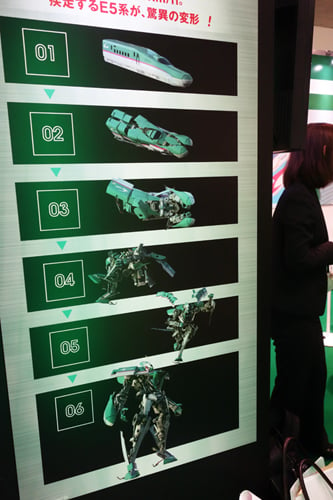 東京おもちゃショー2014 jr東日本始まったな e5系新幹線が変形するロボットをコンセプト展示 ガジェット通信 getnews