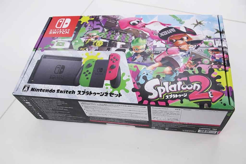 スプラトゥーン2』同梱版のNintendo Switchを買ったぞ！ 開けてみた