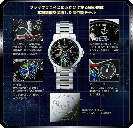 時計限定　宇宙戦艦ヤマト　メンズ腕時計