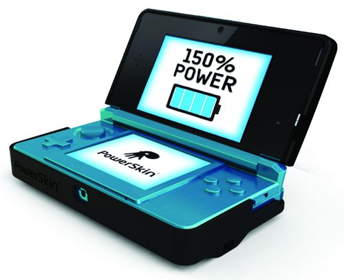 『PowerSkin BOOST for 3DS』3DS装着イメージ