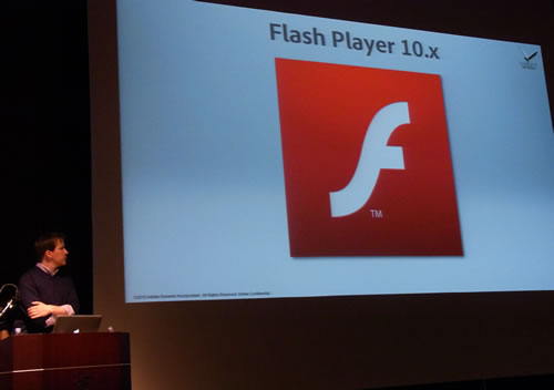 FlashのAndroid対応に注目集まる　アドビが最新技術とトピックを紹介するイベント『Adobe MAX 2010 RETWEET』開催 