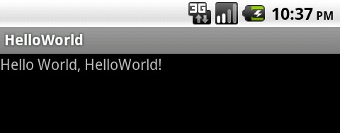 Hello Worldが表示されました