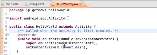 Javaのコード