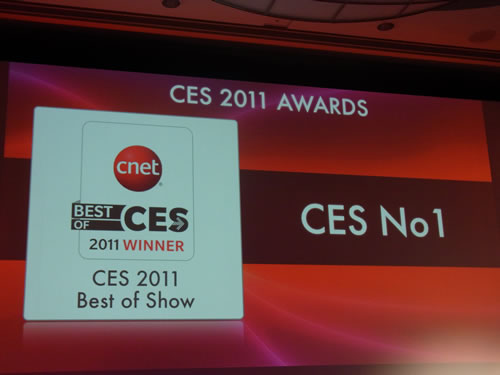 『CES2011』で『Best of Show』を受賞