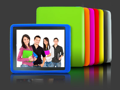 Colorful Silicone Sleeve for iPad(DLA141)