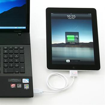 iPad充電＆同期ケーブル 500-USB008