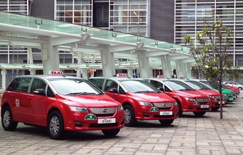 香港で45台の電気タクシーが導入される 中国BYD製