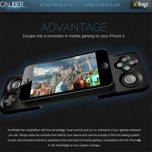 iPhoneがあのゲーム機に変身?　ゲームコントローラー『Caliber Advantage』が発表される