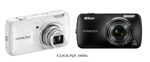 ニコン、Android 2.3搭載のコンパクトデジタルカメラ「COOLPIX S800c」を9月下旬に発売
