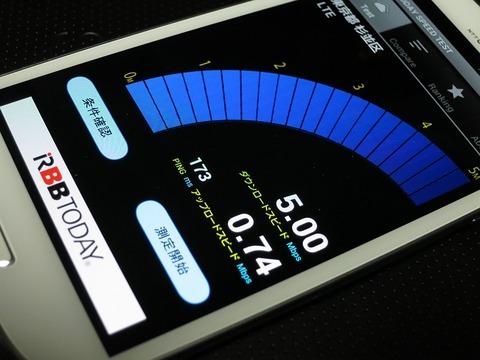 速いのはLTE?WiMAX?手軽に安定した速度測定ができる「RBB TODAY SPEED TEST」【Androidアプリ】
