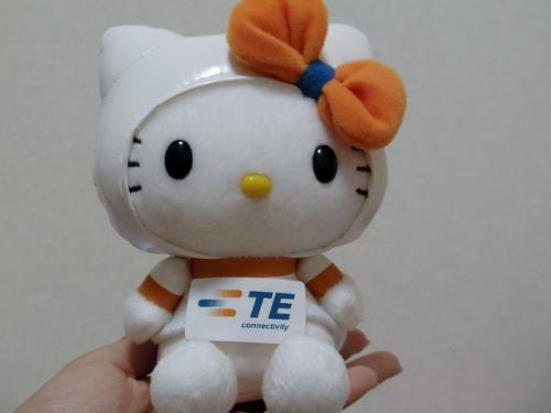 かわいいキティちゃんをゲットできるチャンス! タイコが来場者に宇宙服キティを限定配布【CEATEC JAPAN 2012】