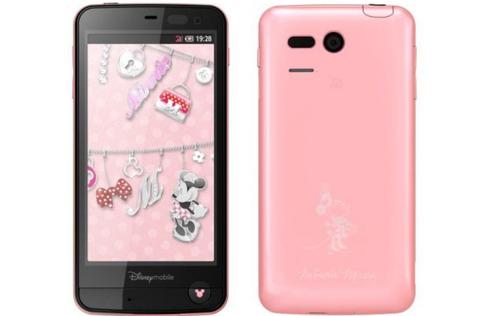 ディズニー・モバイル、コンセプトはミニーのAndroidスマートフォン「DM013SH」を発表!防水・ワンセグ・おサイフケータイにも対応