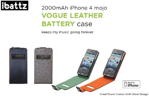 iBattz Mojo Battery Case LEATHER