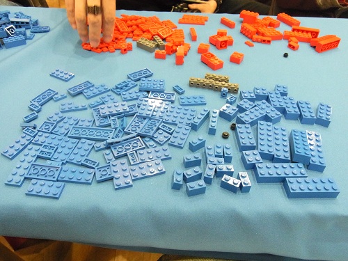 参加者に配られた『レゴブロック』