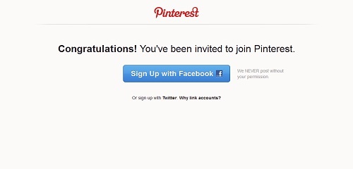 Pinterest Create Account