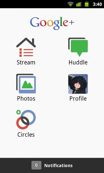 Google＋ Android アプリ