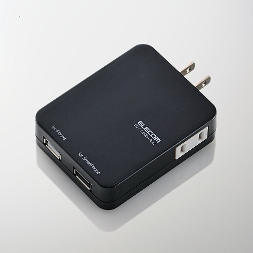 USB充電機能付き電源タップ　T-UHS01-12200BK_01L