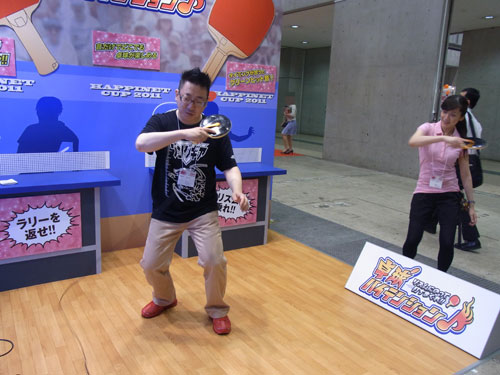 【東京おもちゃショー2011】音に合わせて1人で遊べる『卓球ハイテンション』