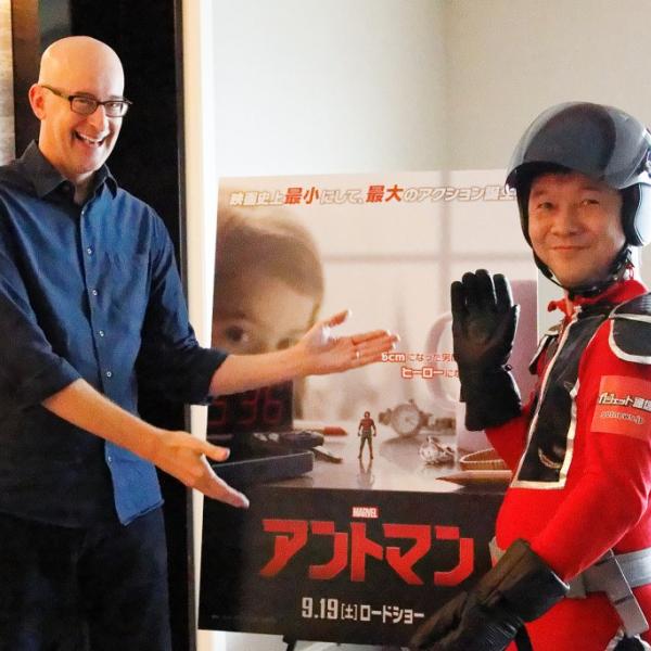 『アントマン』監督ペイトン・リードと主演ポール・ラッドインタビュー　「そのスーツ最高にイカしてるね！ ちょっと写真撮らせて」
