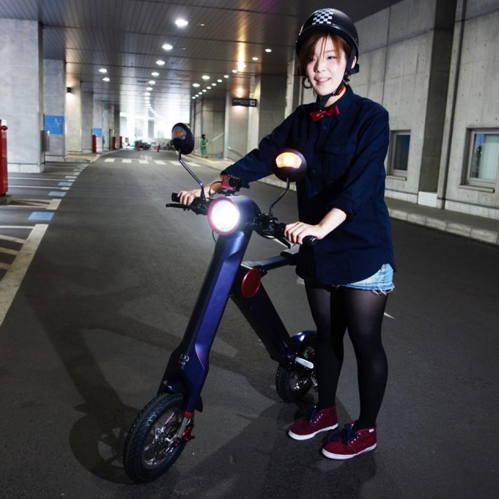 時速30キロで公道走行OKな折り畳み式電動バイク『UPQ BIKE me01』 12万7000円で今夏発売へ ｜ ガジェット通信 GetNews