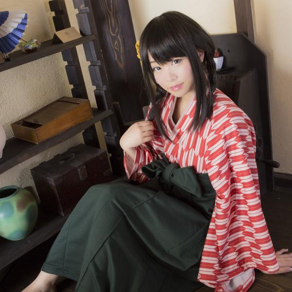 大正ロマンな袴型ルームウェア♡ モデルはコスプレイヤー
