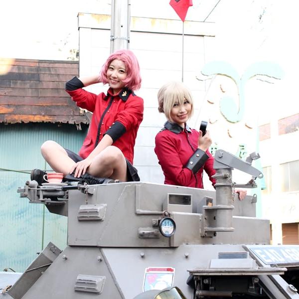 ガルパン聖地でパンツァー・フォー！　「大洗あんこう祭」コスプレイヤー＆痛車＆戦車まとめ
