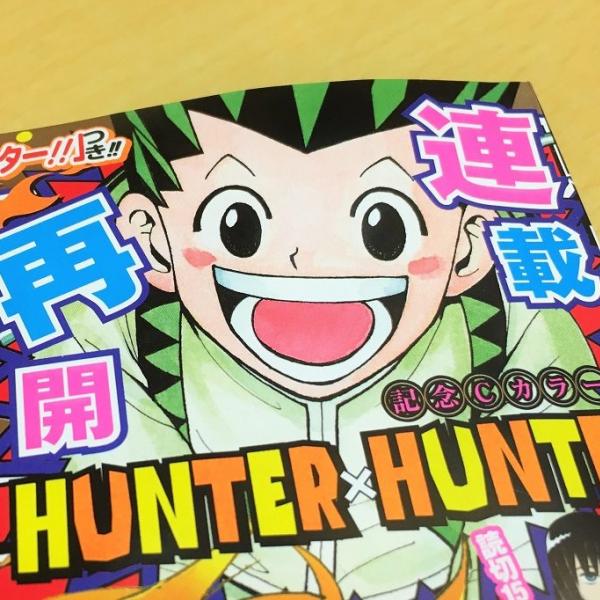 『ハンター×ハンター』が次号より休載決定　ネット民「どん兵衛送り付けろ」「欅坂も悲しむぞ」