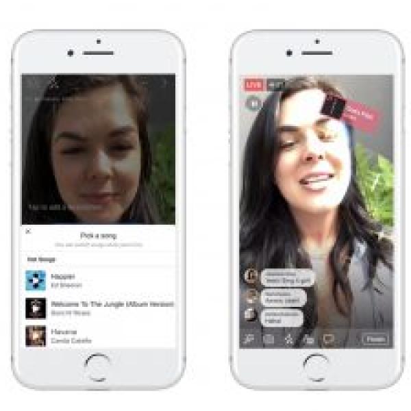 Facebook、音楽をLiveビデオに取り込める機能「Lip Sync Live」追加へ