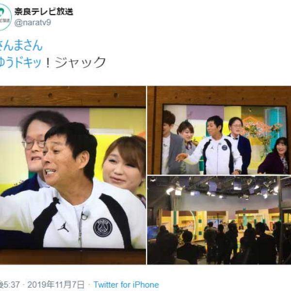 奈良県民歓喜！　明石家さんまさんが奈良テレビの情報番組に乱入！