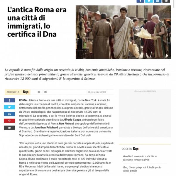 なぜテルマエ・ロマエの阿部寛さんなのか？　イタリア大手メディアに掲載された古代ローマを描写する画像に反響
