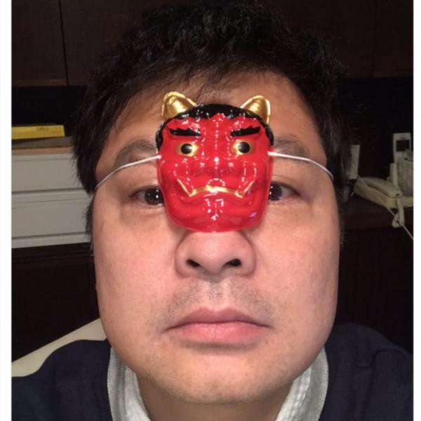 「こんな鬼来たら逆にお家に入れちゃいますね」 鬼のお面をつけた月亭方正さんの姿が話題に