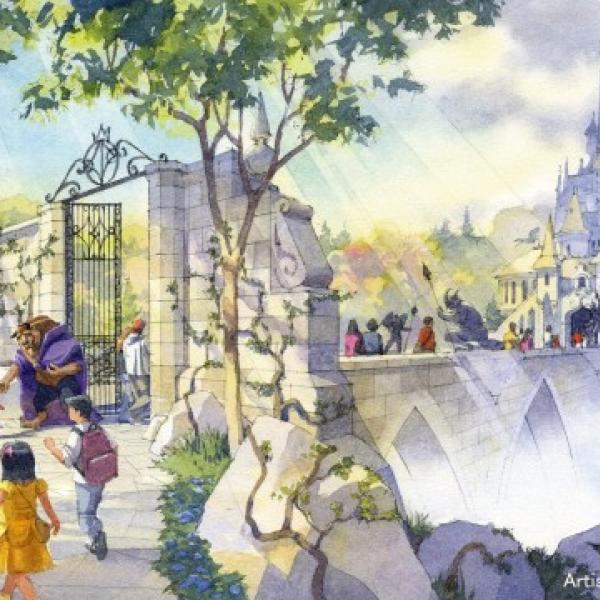 TDL「美女と野獣」エリアまもなくオープン！「映画の世界を完全に再現