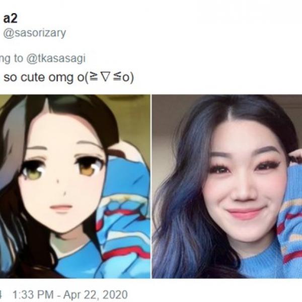 自撮りした写真をアニメキャラ化する「Selfie 2 Waifu」　稀に化け物が出てきます