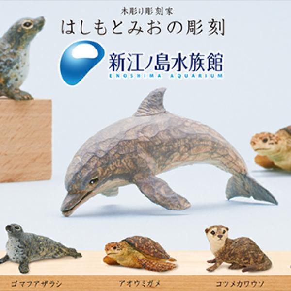 彫刻家「はしもとみお」×「新江ノ島水族館」のコラボフィギュア