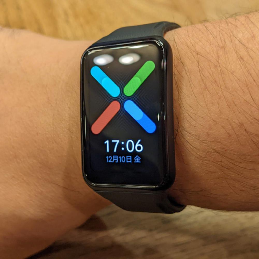 睡眠モニタリングを強化したリストバンド型活動量計「OPPO Watch Free