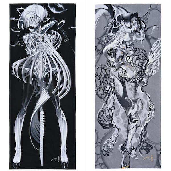 米山舞　永楽屋コラボ　手ぬぐい 日本最古の綿布商・永楽屋×イラストレーター米山舞！オリジナル