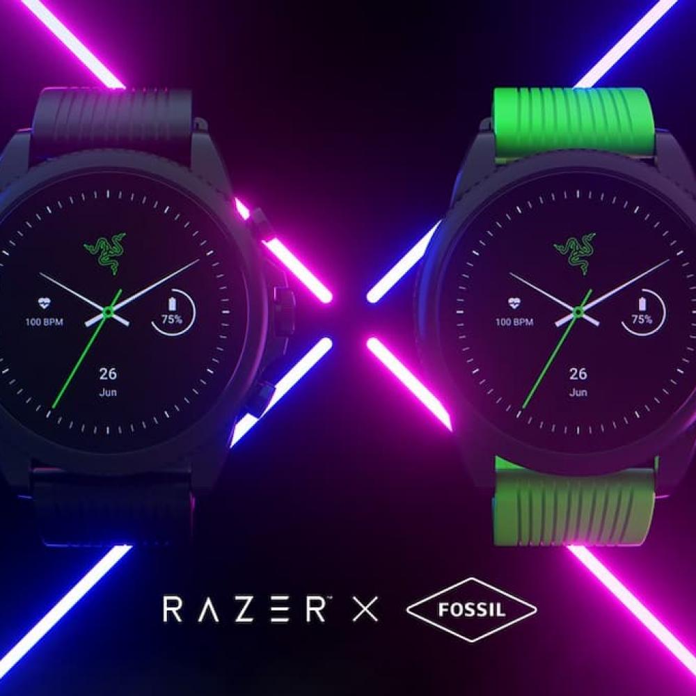 Razerが老舗時計ブランド「Fossil」とコラボ！ゲーミングスマート